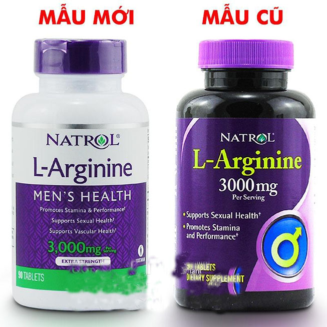 L - Arginine 3.000 mg Natrol lọ 90 viên mẫu mới